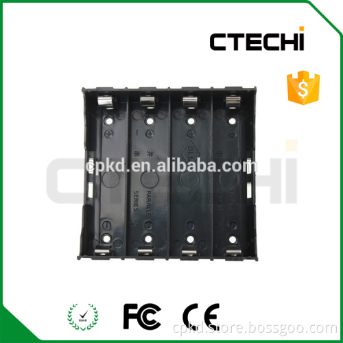 18650 li-ion battery holder storage case/plastic black case